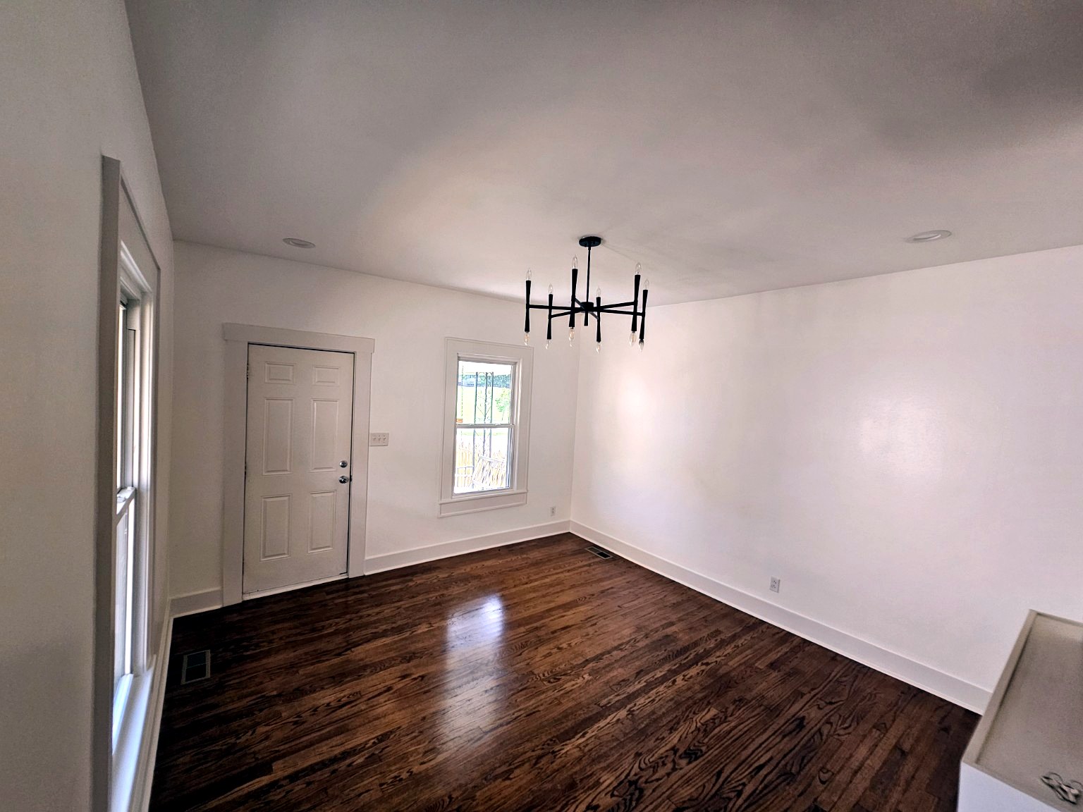 Living room — wide view at 413 East Anderson
